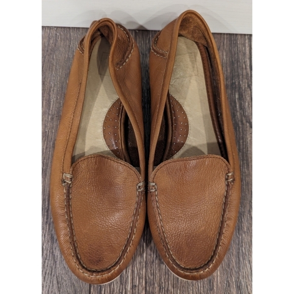 Frye Brown Soft Leather Loafer Slip On Shoes Size 5.5 - Picture 2 of 10